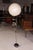 Mid 20th Century Large Diameter Ball Globe Shade 360 Degree Adjustable Floor Lamp Chrome Base For Sale - Image 5 of 8