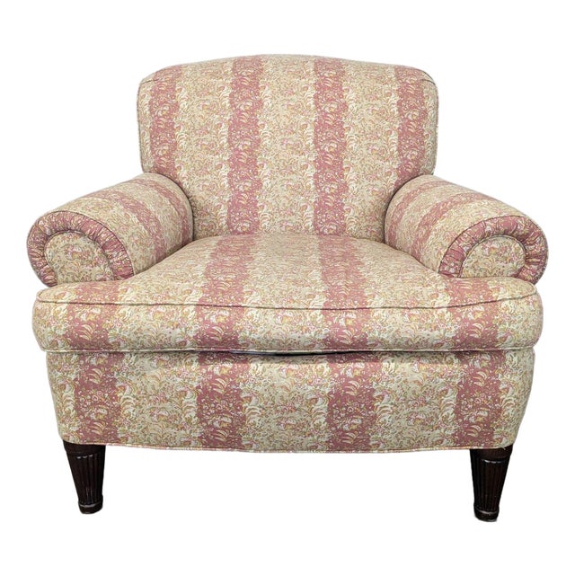 Ralph Lauren Home for Henredon Rolled Arm Accent Chair For Sale