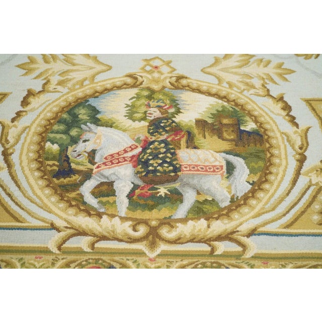Aubusson Design Tapestry 6'0'' X 9'0'' For Sale - Image 10 of 11