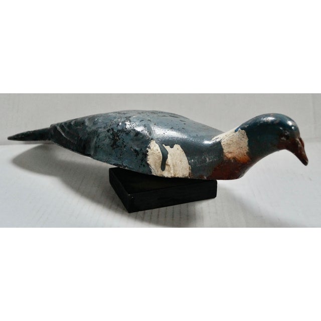 Vintage Aluminium Pigeon Decoy, 1946 For Sale - Image 3 of 9