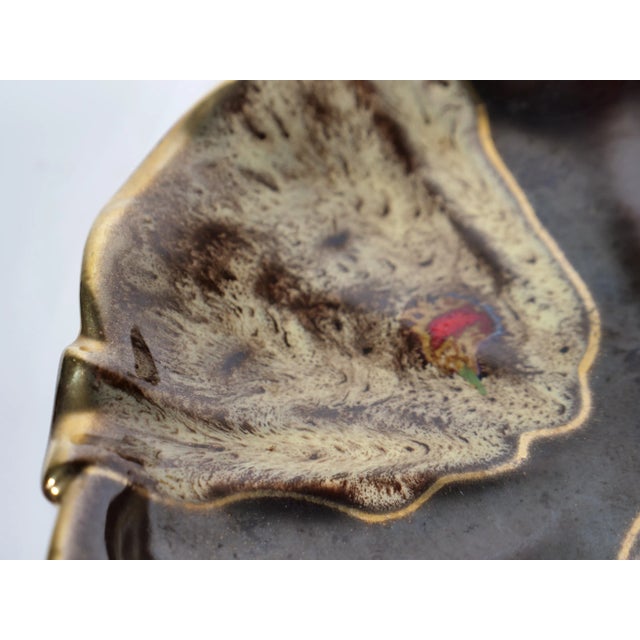 1960s Mid-Century Bowl with Gold Rim from Jasba Keramik, 1960s For Sale - Image 5 of 7