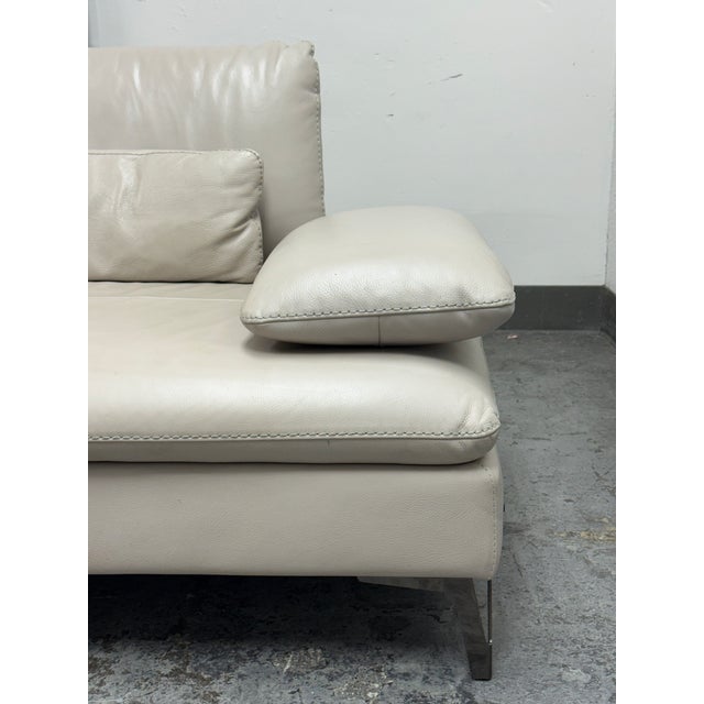 Gray Sacha Lakic for Roche Bobois Scenario Leather Sectional Sofa For Sale - Image 8 of 12