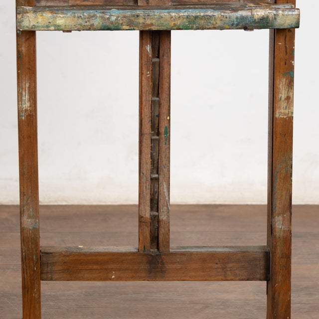 Brown Late 19th Century Antique Wood Painter's Easel For Sale - Image 8 of 15