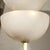 Modernist Hand-Blown Murano Glass Reverse Dome Form Brushed Brass Sconces For Sale - Image 18 of 18