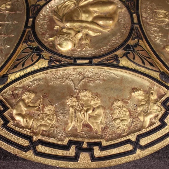 F. Barbedienne, Shield, 1860, Gilded Wood For Sale - Image 12 of 13