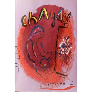 1963 Marc Chagall Original Lithograph Cover For Sale