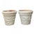 Vintage Italian Terracotta Planters - A Pair For Sale