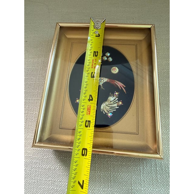 Vintage Jewelry Shadowbox Display For Sale - Image 4 of 9