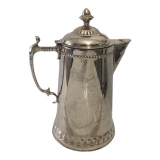Early 20th Century Rochester Stamping Works Metal Pitcher For Sale