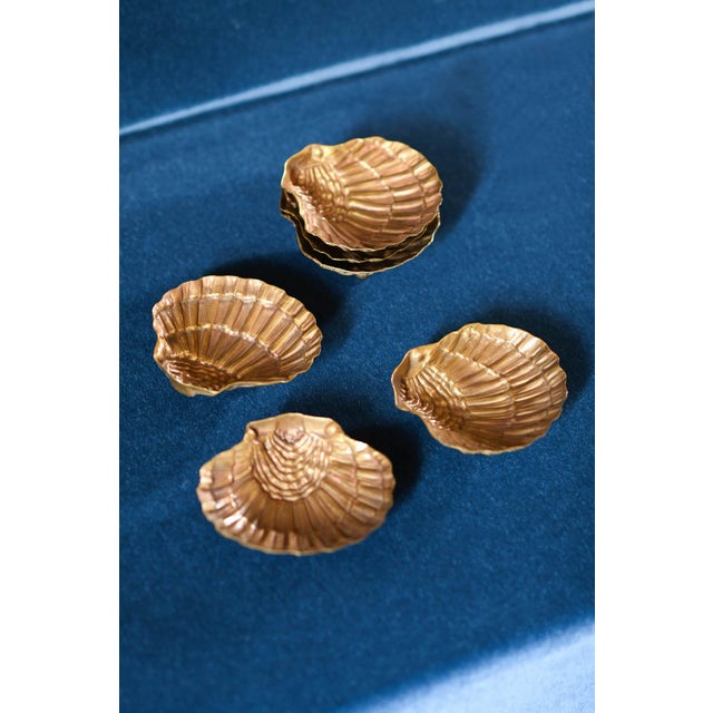 Brass Shell Ashtray, 1970s For Sale - Image 3 of 6