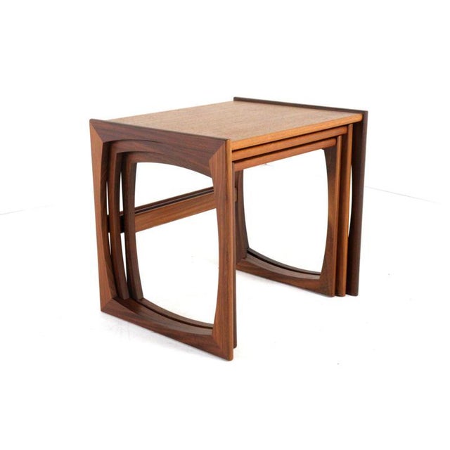 Vintage Nesting Tables from G-Plan, 1960s, Set of 3 For Sale - Image 3 of 16