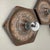 Brown Ceramic Sputnik Wall Lights from Pan Keramik, Germany, 1970s, Set of 3 For Sale - Image 3 of 18