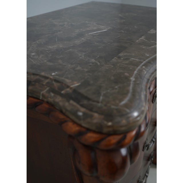 Pair of Marble Top Nightstands For Sale - Image 9 of 18