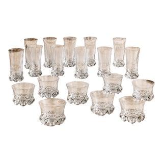 Vintage Kosta Boda “Buster” Barware Set by Göran Wärff - 20 Pieces For Sale