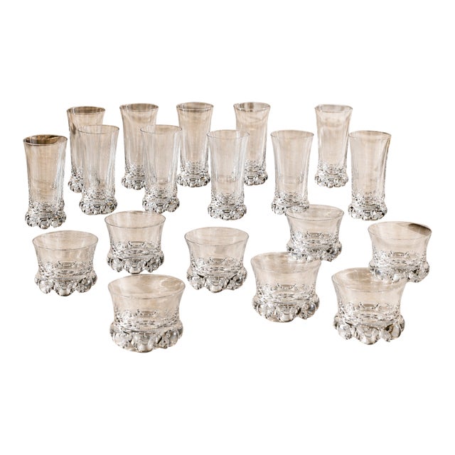 Vintage Kosta Boda “Buster” Barware Set by Göran Wärff - 20 Pieces For Sale