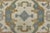 Oushak Runner 2’7” X 7’10” Ivory Wool Tribal Hand-Knotted Oriental Rug For Sale - Image 4 of 13