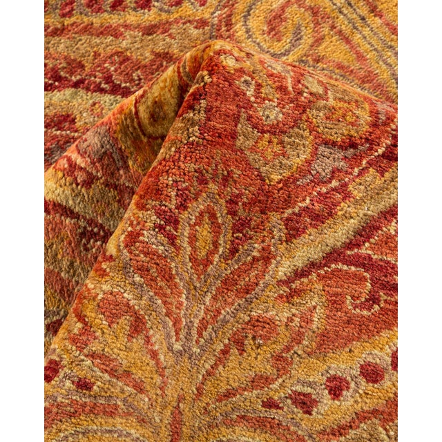 Textile Mogul, One-of-a-Kind Hand-Knotted Area Rug - Pink, 8' 0" x 9' 8" For Sale - Image 7 of 8