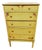 Antique Wash Rustic Dresser Hand Painted Light Green For Sale