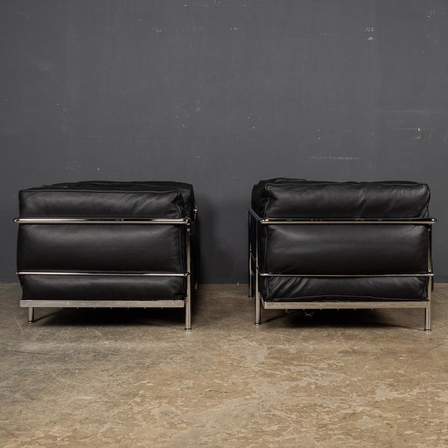 Set of Large Model Chairs by Le Corbusier for Cassina, 2000 For Sale - Image 6 of 14