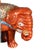 Chinese Export Porcelain Canton Famille Rose Elephant Candlestick Circa 1860 For Sale - Image 9 of 11