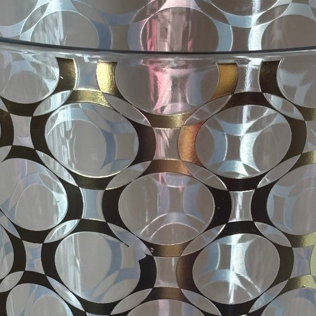 Vintage Mid-Century Modern-Style Glass Wine Cooler For Sale - Image 14 of 17