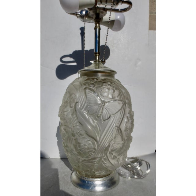 Glass 1930s Art Deco Satin Glass Vase For Sale - Image 7 of 11