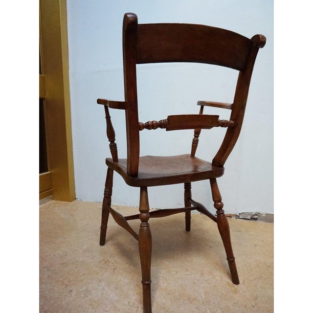 English Oxford Windsor Chairs, 1860s, Set of 5 For Sale - Image 16 of 18