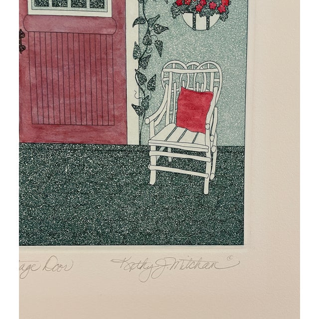 Aquatint and etching on paper by Kathy Johnson Mitcham. Ms. Mitcham is a long standing member of the Northwest Watercolor...