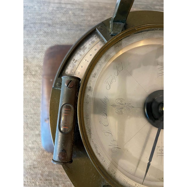 Antique W. & l.e. Gurley Brass Surveyor’s Transit, Troy Ny, Circa 1890–1905 For Sale In New York - Image 6 of 9