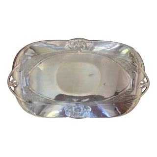 Art Nouveau Silver-Plated Metal Bread Basket from Gallia Christofle, 1890s For Sale