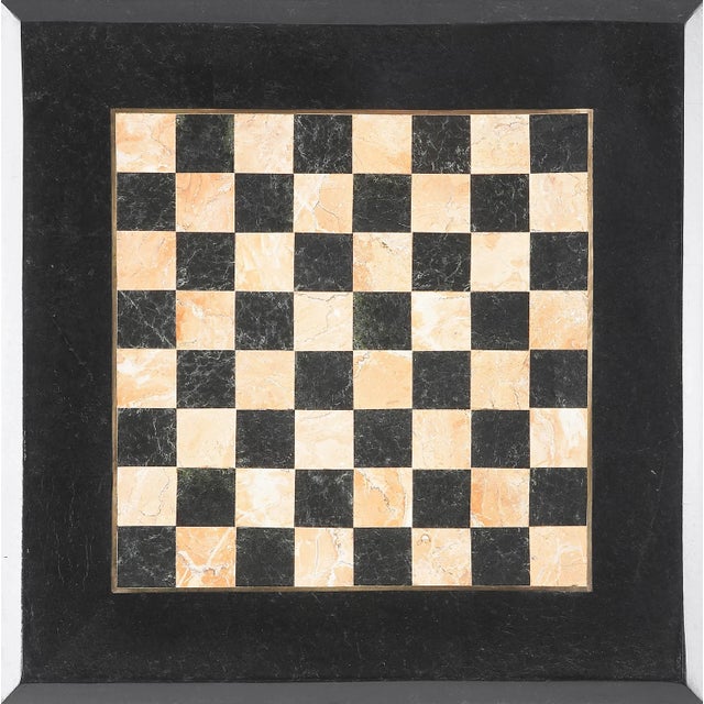 Transitional Frankie Fossil Stone Game Table, Multi-Color For Sale - Image 3 of 5