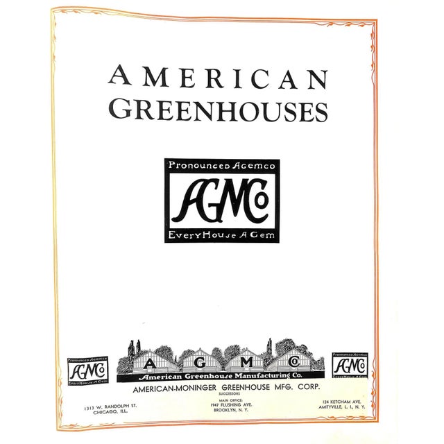 [192] pp. American-Moniger Greenhouse MFG. Corp. 1928 15 1/4" x 12 1/2"