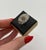 Metal Antique Art Deco 14k White Gold Old European Halo Diamond Ring, Size 6.5 For Sale - Image 7 of 12