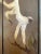 Brown Folding Screen Large Antique Wooden Hand Painted For Sale - Image 8 of 12