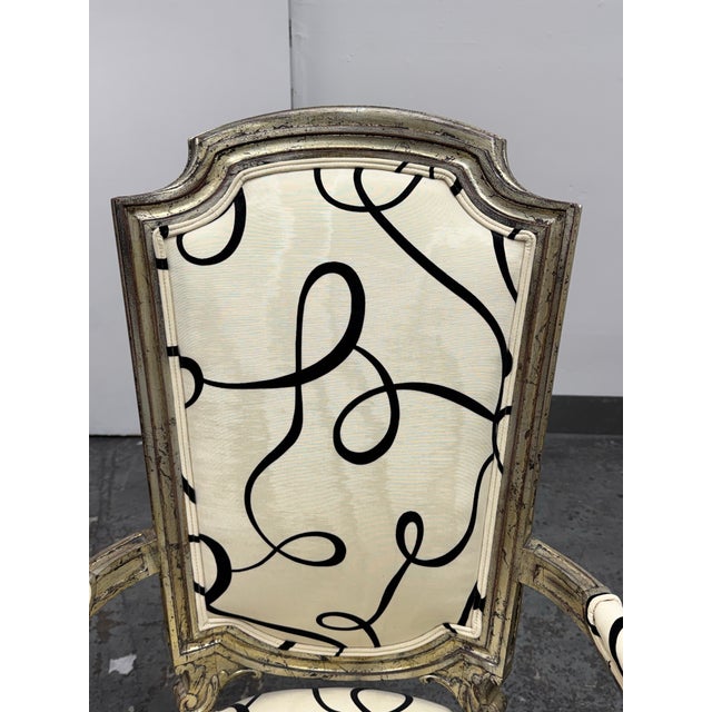 Textile French Neoclassical Circa 1930's Armchairs, Pair For Sale - Image 7 of 12