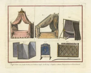 Upholstery and Furniture Design, 1760s, Print