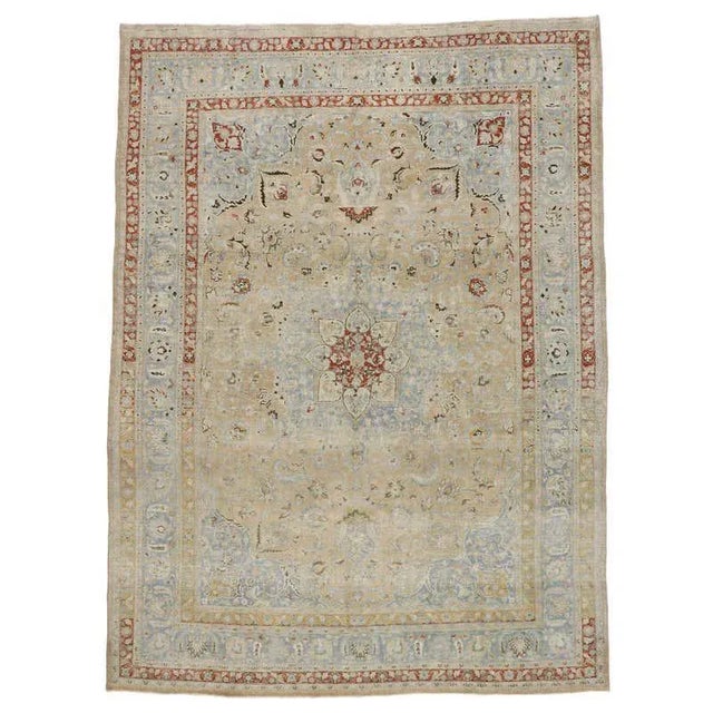 Antique Persian Khorassan Rug, 09'10 X 13'04 For Sale In Dallas - Image 6 of 6
