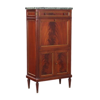 Directoire Secretary in Mahogany with Drawers, France, 20th Century For Sale