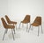 Vintage Basket Wicker Chairs by Legler for Bonacina Italia, 1950s, Set of 4 For Sale - Image 6 of 13