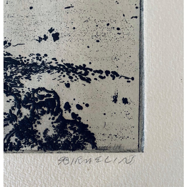 American Robert A. Birmelin, Flying Dog, American Modernist Abstract Etching For Sale - Image 3 of 6