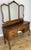 Vintage French Oak Dressing Table with Mirror For Sale - Image 3 of 16