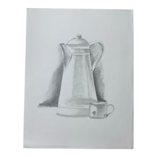 “Morning Stillness” Original Graphite Drawing For Sale