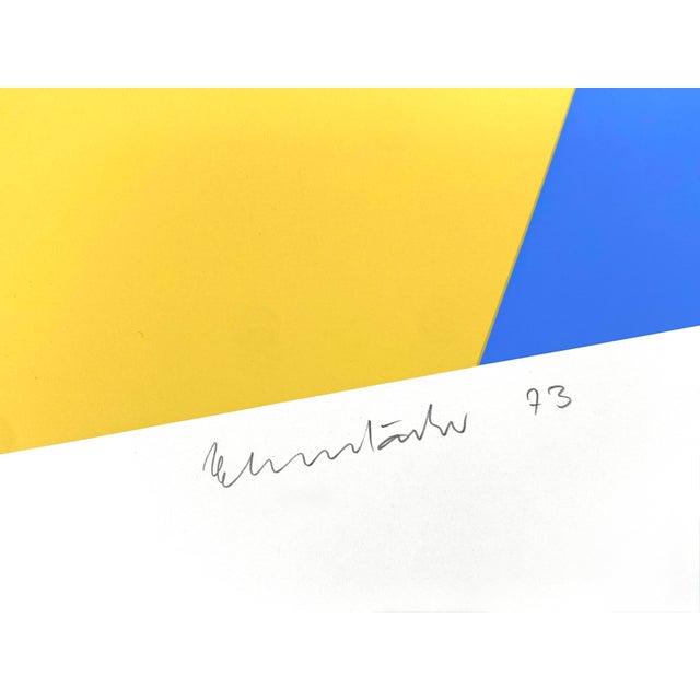 1970s Ernst Helmstädter, Dual Object, 1973, Color Screen Print For Sale - Image 5 of 9