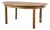 Vintage Danish Oval Oak Dining Room Table in the style of H. Kjærnulf, 1960s For Sale