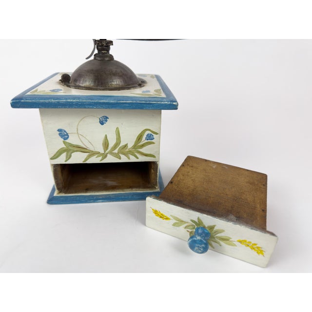 Peugeot Frères Hand-Painted Coffee Grinder, France, Mid-20th Century For Sale - Image 10 of 15