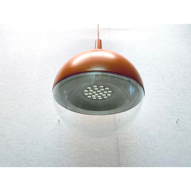 Vintage Space Age Orange Väster Pendant Light by Knut Hagberg for Ikea, Sweden For Sale - Image 13 of 15