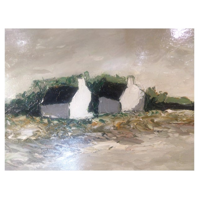 George Laporte, Landscape of Brittany, 1960s, Oil on Canvas, Framed For Sale