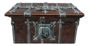 19th Century Majolica Jewel Box Choisy Le Roi