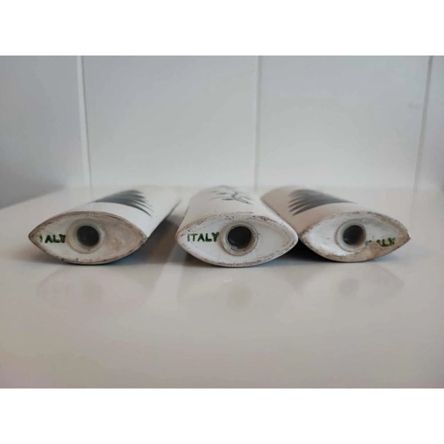 Vintage Porcelain Spice Containers, Italy, 1970s, Set of 3 For Sale - Image 6 of 8