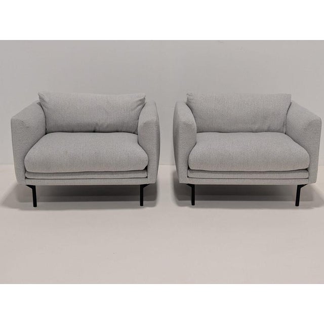 Grey Lounge Chairs from Bolia, Set of 2 For Sale - Image 11 of 12